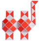 Mipartebo Magic Snake Cube Twist Puzzle 72 Wedges Large Size Twist Fidget Snake Toys Gift Party Favors For Kids Adults Teens Orange