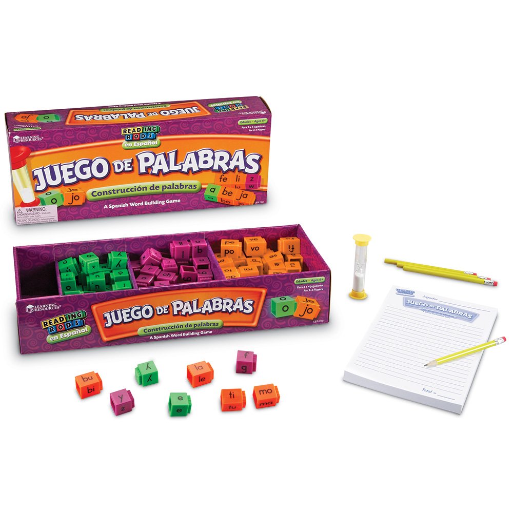 Timed Word Building Game - Spanish, Multicolor (Ler7241)