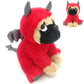 JoyAmigo Adorable Pug Stuffed Animal Dressed in a Devil Costume Plush Soft Puppy Dog with Demon Outfit for Kids or Pug Lovers Great  Party Nursery Decors