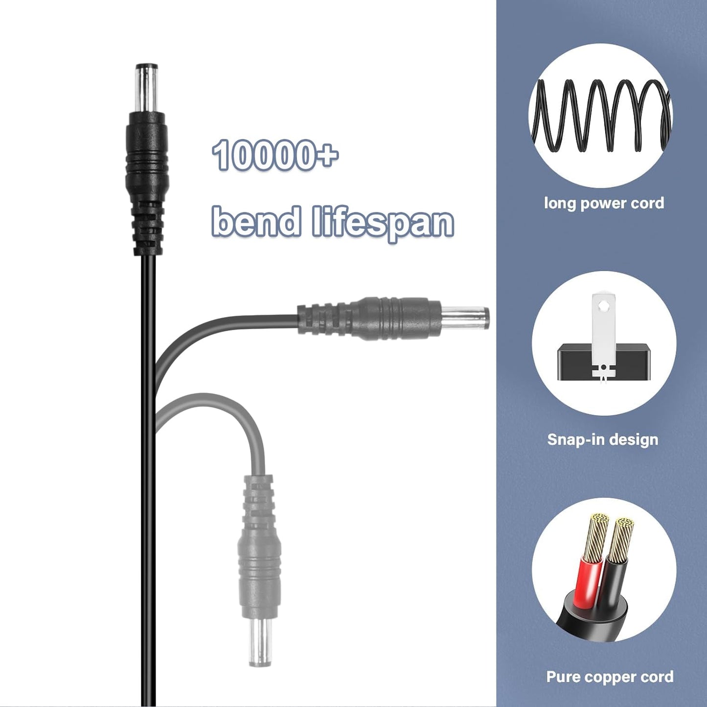 6V Charger for Ride On Toys, Bumper Cars & Electric Vehicles - Compatible with Flybar,Kidzone,Unicorn,Best Choice Products SUV,H