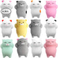 ANAB GI 6 Pcs Mochi Animals Toys, Stress Relief Cat Toys, Party Favors for Kids, Mini Xmas Gifts for Adults