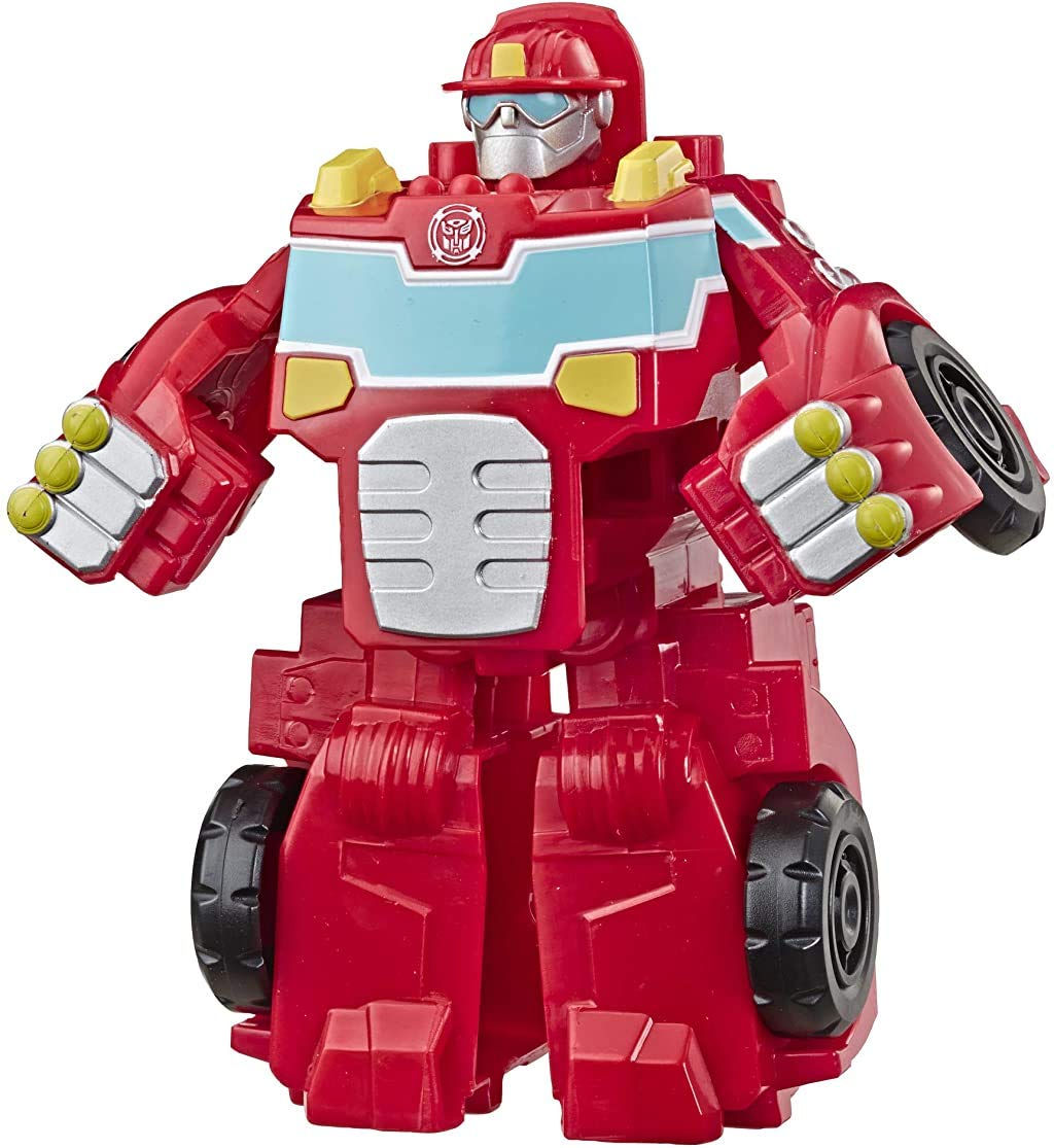 Transformers Playskool Heroes Rescue Bots Academy Heatwave The Fire-Bot Converting Toy, 4.5' Action Figure, Toys For Kids Ages 3 & Up