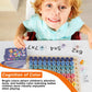 Buzifu Wooden Montessori Multiplication Board Game: Math Educational Toys Multiplication Table Board Game Montessori Math Materi