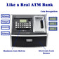 ApgBnk ATM Savings Bank - Electronic Piggy Bank with Debit Card, Coin Recognition, 10 x 5.4 x 7.9 inches, Black/Silver, Model G972E