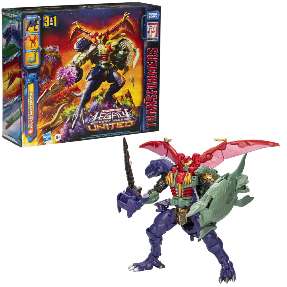Transformers Legacy United Commander Class Beast Wars Universe Magmatron  10-inch 3-in-1 Converting Action Figure  8+