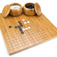 Brybelly Go Set All Natural Bamboo Wood Go Board  Bowls And 361 Bakelite Stones  2-Player - Classic Chinese Strategy Board Game 