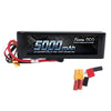 Gens ace 5000mAh 11.1V 3S 50C 3 Cell LiPo Battery Pack with XT60 and Deans Plug (Updated) for Traxxas RC Cars Slash vxl Slash 4x