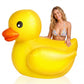 Leyndo 5 Feet Giant Inflatable Duck Huge Rubber Yellow Duck Inflatable Large Blow up Float for Yard Outdoor Summer Beach Swimmin
