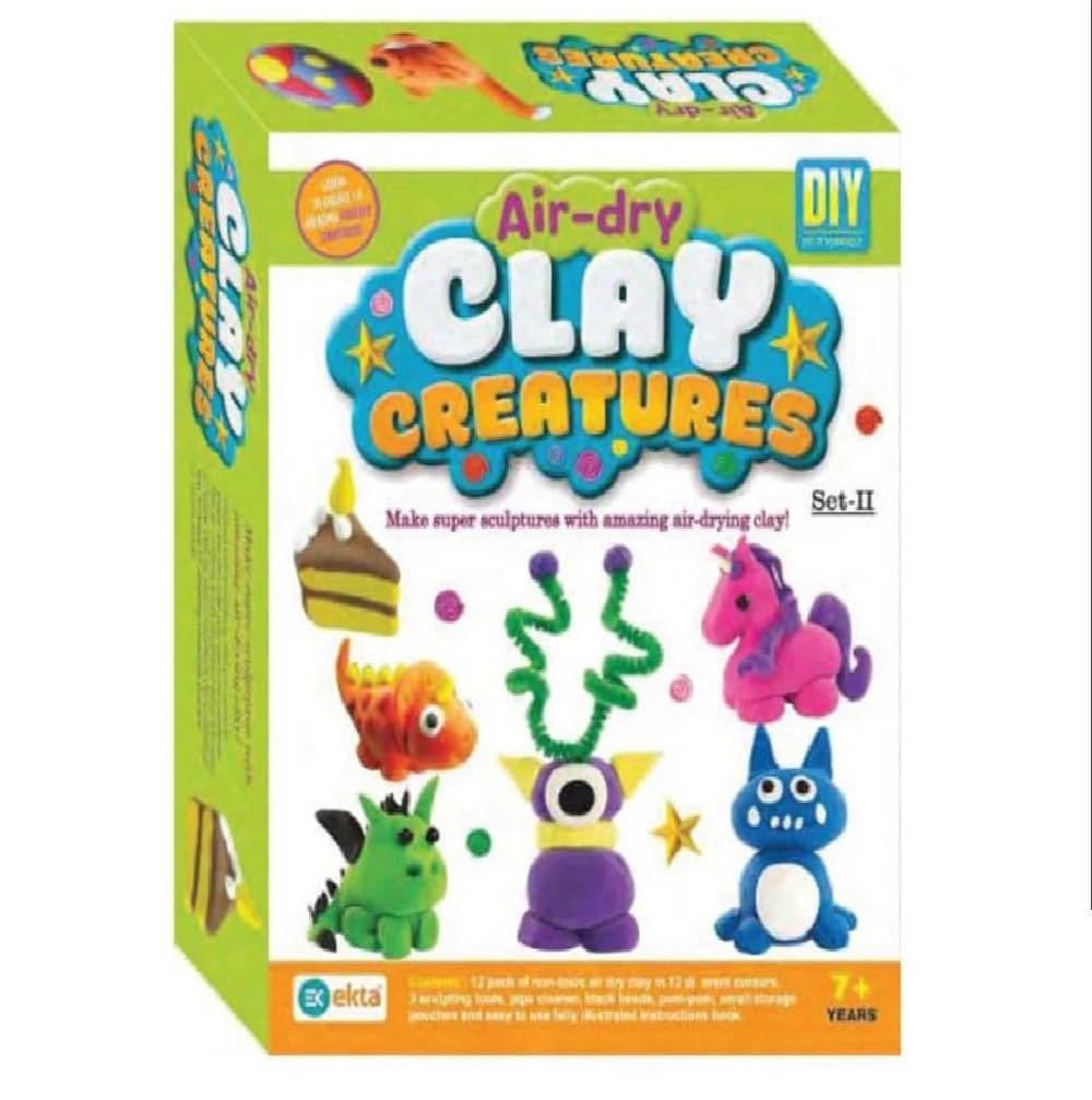 New Pinch Air Dry Clay Creatures 2