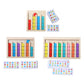 Trendivibe Wooden Montessori Toys Color Shape Matching Toys For Age 3 4 5 6 7 Boys Kids 4 Colors| Baby Learning Toy | Infant Act