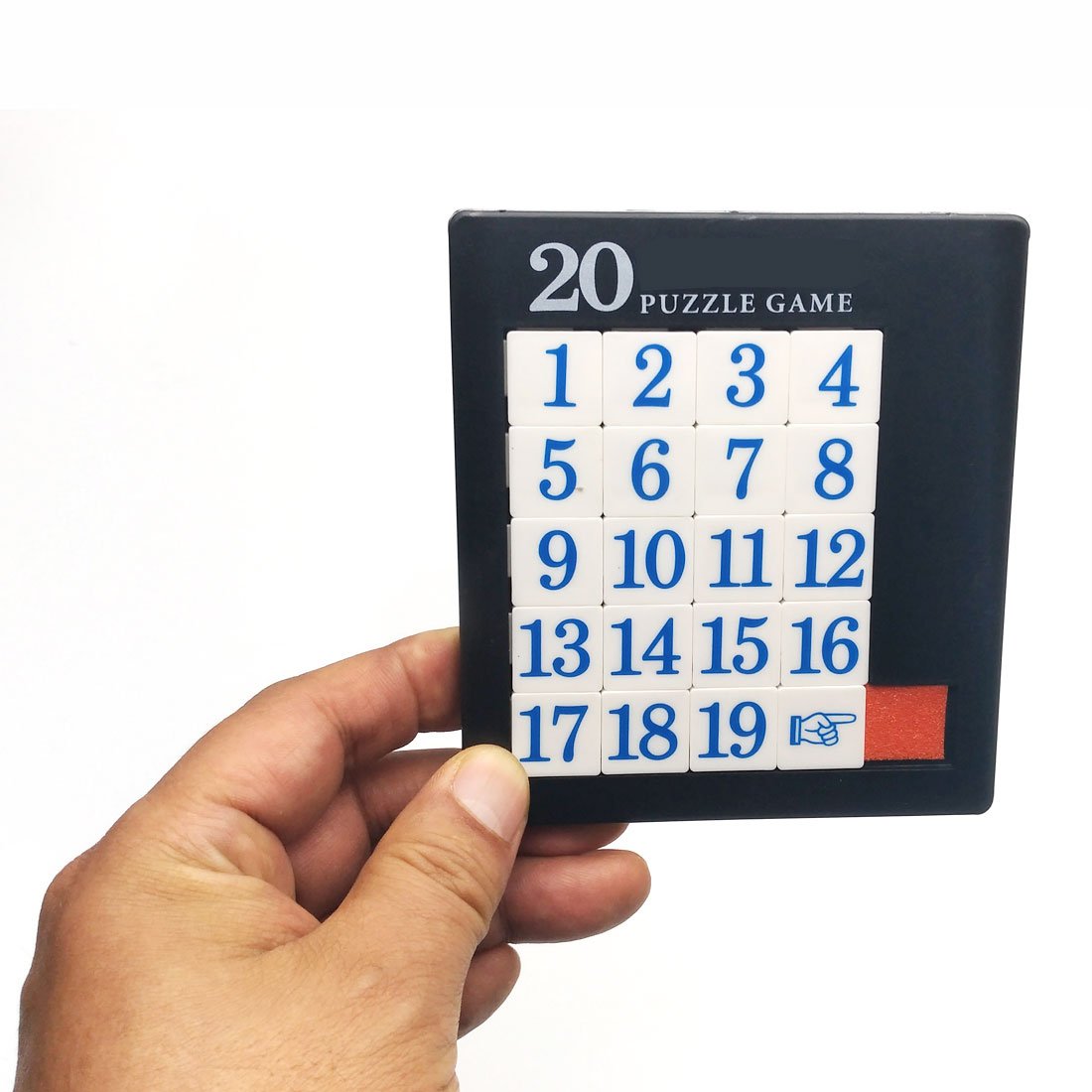 Number Slide Puzzle Brain Teaser Iq Game (19 Number)