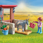 Playmobil Veterinary Donkeys Toy for Kids 4+ | Multicoloured | Model 71471 | Plastic Material | Einheitsgröße