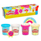 Play-Doh 4 Pack Confetti Putty - Colourful Clay Set for Creative Play and Crafts