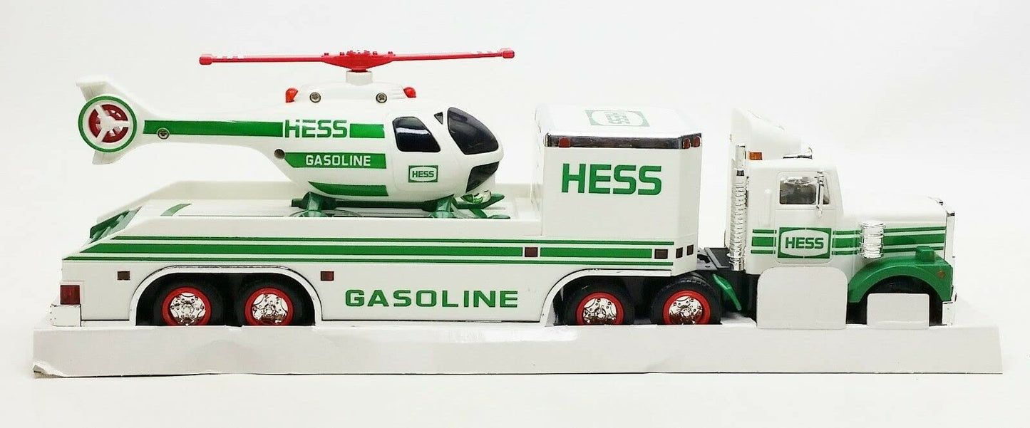 Hess Gasoline Truck Transporter with Helicopter 2006