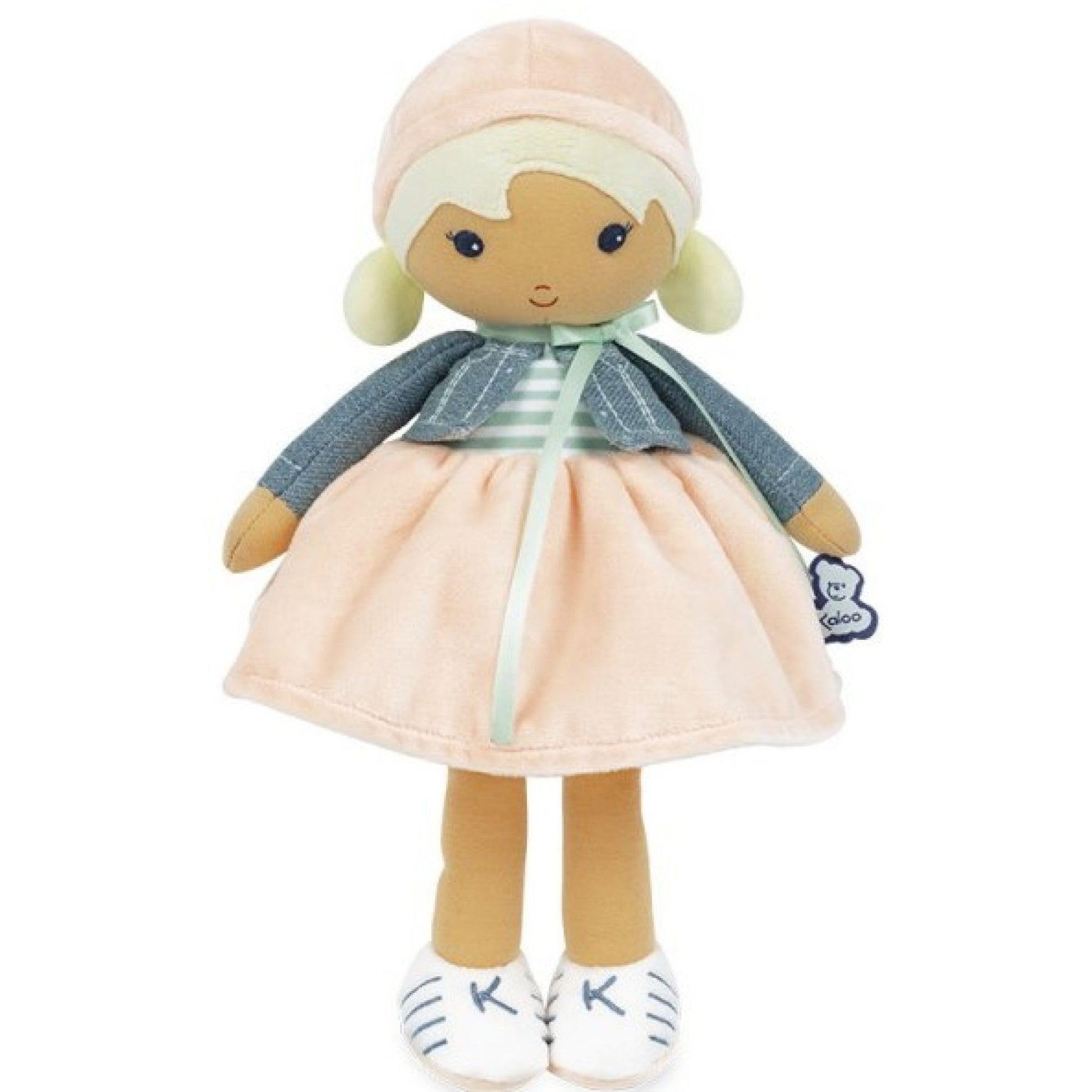 Kaloo Tendresse My First Fabric Doll Chloe K 12.5” - Machine Washable - Ages 0+ - K963660