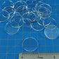Litko Clear Miniature Bases, Circular 1 Inch, 3Mm Clear (25)