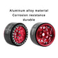 Hybdx Rc 1.9 Inch Aluminum Alloy Beadlock Wheel Rim Hub 4Pcs Suit For 1:10 Rc Crawler Axial Scx10 Scx10 Ii Trx4 Rc4Wd D90(Red 4