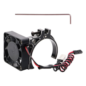 Rchobbytop RC Motor Cooling Fan with Thermal Sensor Aluminum Clamp, 4268/4274 /1512/1515 / K80 / K82 Motors (42mm) Heatsink for 
