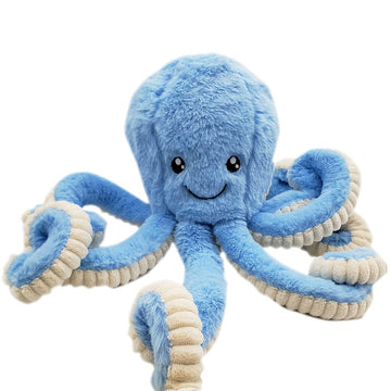 My Super Star Octopus Stuffed Animals, Octopus Plush Toys For Kids Girls Boys Friends Family Birthday Xmas Gift Present Sea Critters (Blue, Medium (15.7''))