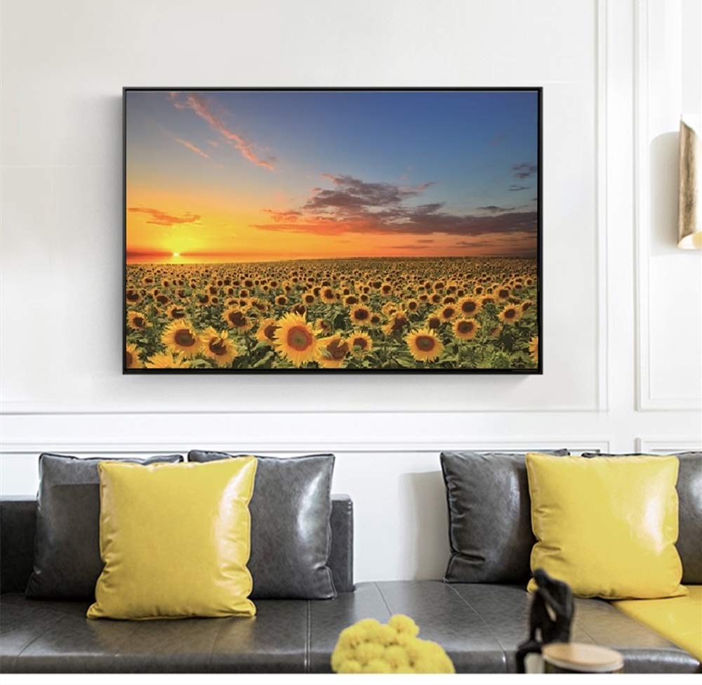 1000 Pieces Puzzles for mature-themeds  Sunflower Jigsaw Puzzle 1000 Piece Sunflower Fields Puzzles for mature-themed  1000 Pieces Jigsaw Puzzle for mature-themeds Seniors Teens Challenging Puzzle Gift