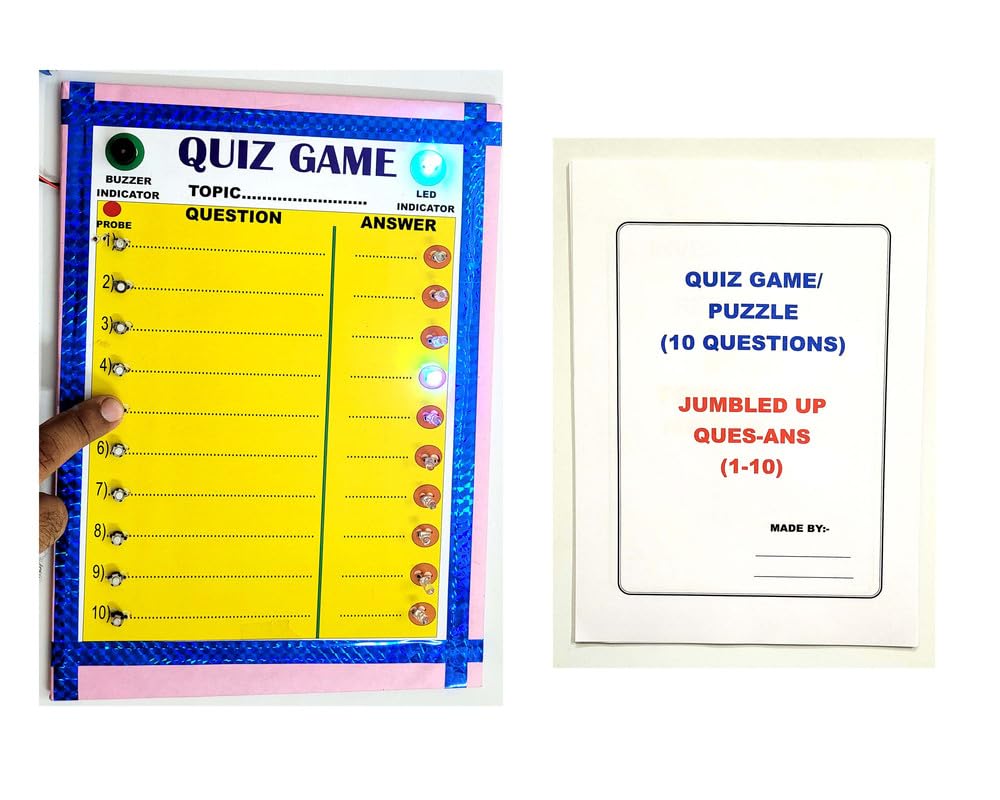 Multi Uses Puzzle Quiz For Any Subject Educational Working Project Model For All Classes