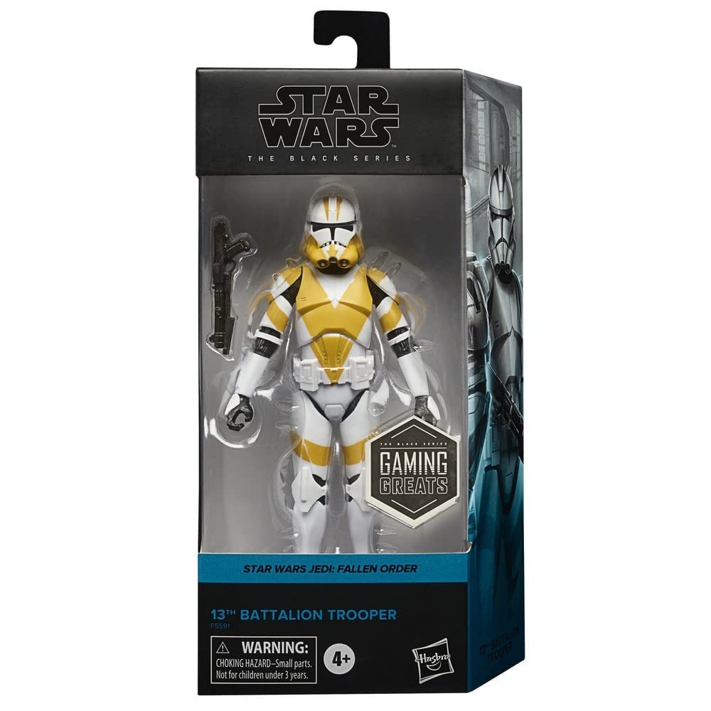 Last Level Star Wars Black Series BATALLON 13 Action Figure, Multicolor, Plastic, Model FF55915L0, Unique Size