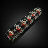 HAOMEJA Skull D6 Resin Dice Set 6-PCS DND Hexahedron Dice 18mm Role Playing Dice Set Apply to Board Games Dice RPG MTG D&D Dice