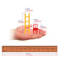 Weofferwhatyouwant - Chairs And Ladders Family Game - Stacking Balance Game. 44 Individual Pieces