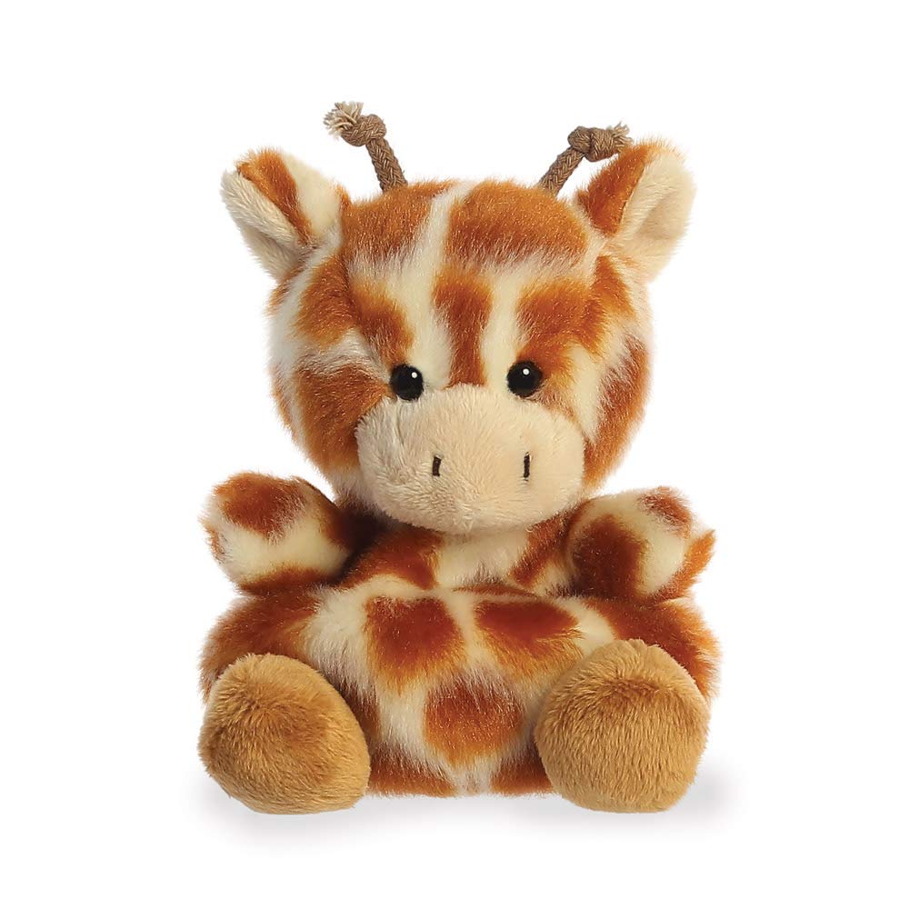 AURORA Palm Pals, Safara The Giraffe Soft Toy, 33477, 5 inches, Multi-Coloured