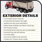 Diecast Masters Western Star 4900 Sffa With Lift Axle Silver Plated Dump | Real Dump Truck Specifications | 1:50 Scale Model Sem