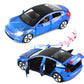 1/32 Model 3 Diecast Car Toy, Sound & Light Effects, Scale Alloy Model 3 Toy Car Pull Back Collectible Vehicles, Mini Model 3 Pl
