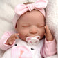 Babeside Lifelike Reborn Baby Dolls - 20-Inch Sweet Smile Real Life Realistic-Newborn Full Body Vinyl Sleeping Baby Girl With Toy Accessories Gift Set For Kids Age 3+