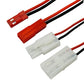 2pairs Compatible with Tamiya to JST Male Female Adapter with 10cm 4in 20awg Wire for RC FPV ESC Speed Controller Lipo Battery C