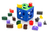 Shape Sorting Cube Educational Toy, 18 Colourful Blocks, Learning Activity Set For Kids