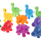 Snappsy Counting Sorting Toy Pairing Dinosaur Fine Motor Toy For Construction Skills Pattern
