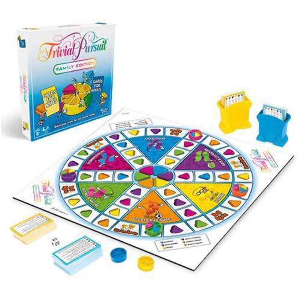Hasbro Trivial Pursuit Family Edition-Used Condition