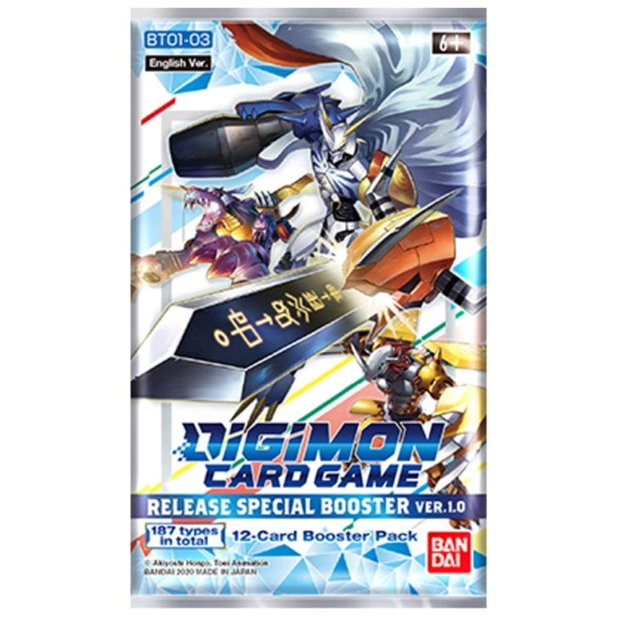 BANDAI Digimon Card Game Booster Box - Release Special Booster Version.1.0, Mixed Colours, Paper Material