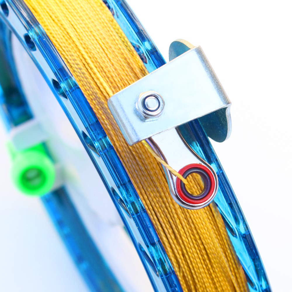 Hengda Kite Professional Outdoor Kite Line Winder Winding Reel Grip Wheel With 650 Feet (60Lbs) Flying Line String Flying Tools
