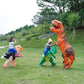 Kiddale Mini Inflatable Costume Fan Blower, 10W×13L, Orange, Upgraded Plastic Model for Dinosaur and Inflatable Game Suits