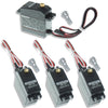 Hexfly by Redcat Torque Spec Servo 4-Pack (Includes Metal Servo Horns) 25KG @ 5V, 35KG @ 7.4V, 42KG @ 8.4V