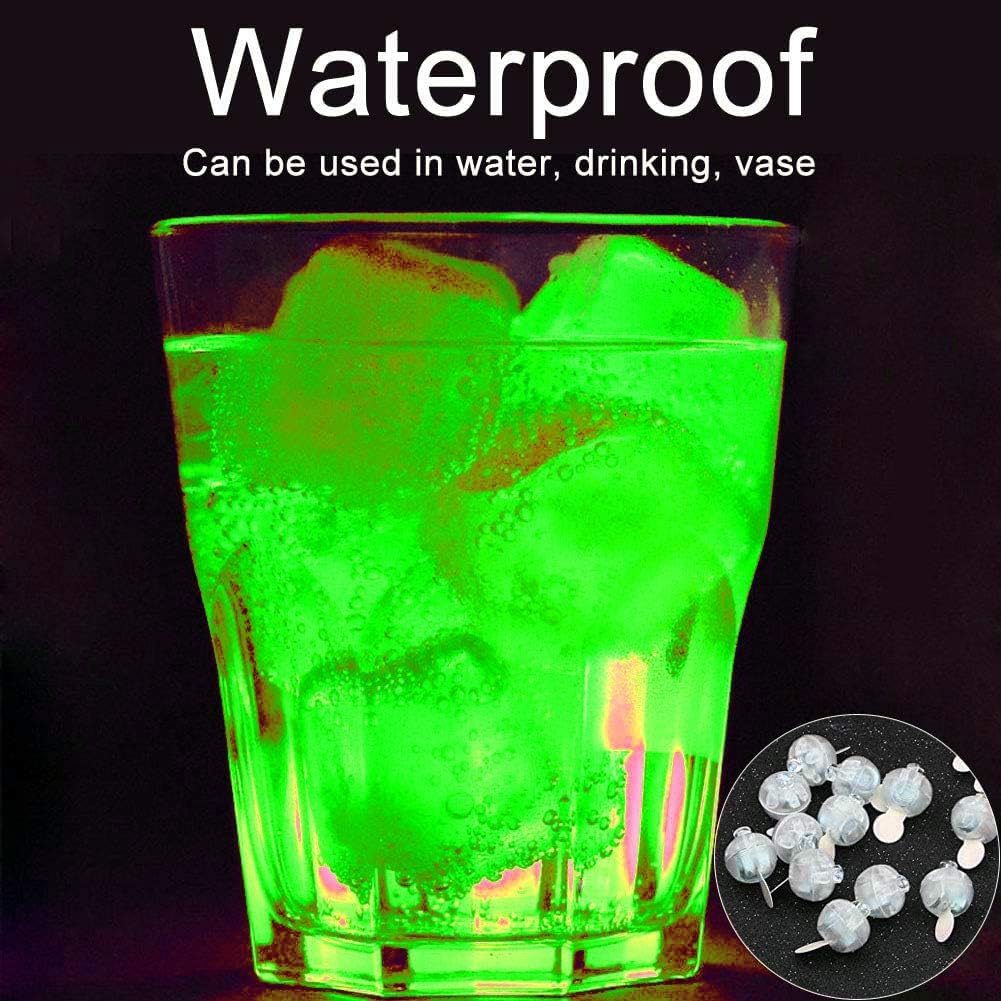 Jjgoo 50Pcs Led Balloon Light Mini Round Balls Lights, Waterproof Tiny Led Lights For Paper Lantern Easter Eggs Birthday Party Wedding Halloween Christmas Valentines Day Decoration