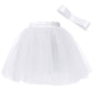 Dgshirldjo 7 Layers Girls Tutu Skirt, Tulle Princess Tutu Skirts For Toddler Girls 3-10 Years Birthday/Daily Wear/Costume (Us, A