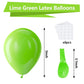 Bezente Lime Green Latex Party Balloons - 150 Pack 5 Inch Matte Green Balloons Small Light Green Balloons For Birthday Baby Show