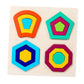 Bnf Montessori Toy Wooden Shape Peg Puzzles Kids Valentines Gifts For 3 4 5 Kids Style Cbaby | Toys For Baby | Developmental Bab