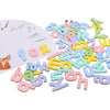 ATORSE Colorful Wooden ABC Alphabet Puzzle Cards Teaching Aids Party Sensory Toys