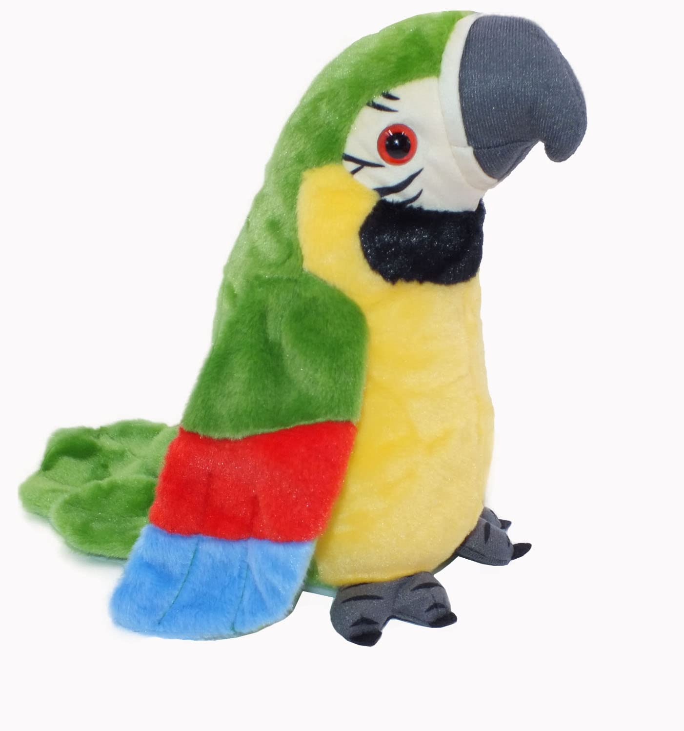 Talking Parrot Repeats Upgrade Newest Talking Parrot What You Say With Cute Voice - Electronic Pet Talking Plush Parrot for Child Kids gift Party Plush Toy Gift Birthday Gift Kids Early Learning