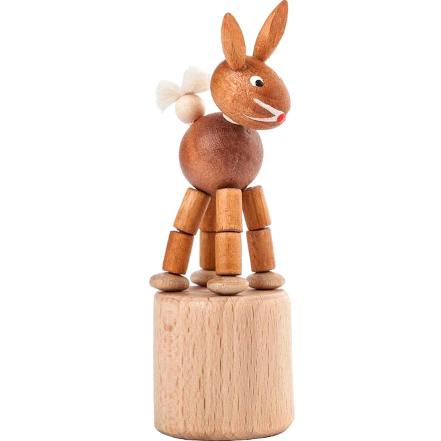 Alexander Taron Dregeno Kids Decorative Rabbit Push Toy - 3.25 H x 1.175 W x 1.175 D