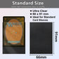 Trading Card Sleeves For Standard Cards,Plastic Card Sleeves Fit For Baseball Card Sleeves,Yugioh Sleeves, Football, Mtg Sleeves