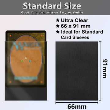 Trading Card Sleeves For Standard Cards,Plastic Card Sleeves Fit For Baseball Card Sleeves,Yugioh Sleeves, Football, Mtg Sleeves