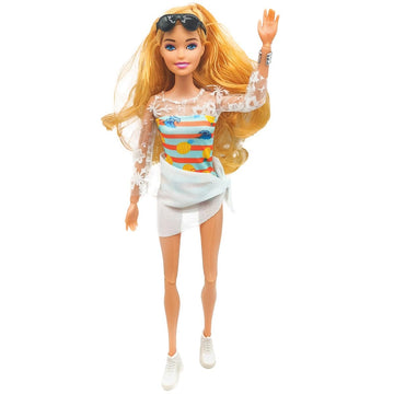 Flfuatt Stylish Fashions Girls Doll Toys, The Ultimate Fashionista Doll For Trendy Kids, 11.5 Inch Fashion Doll (Swimsuit)